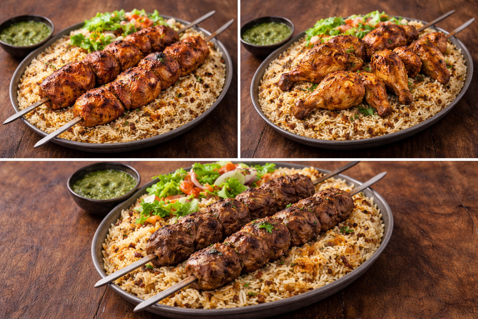 Rice with Kebab