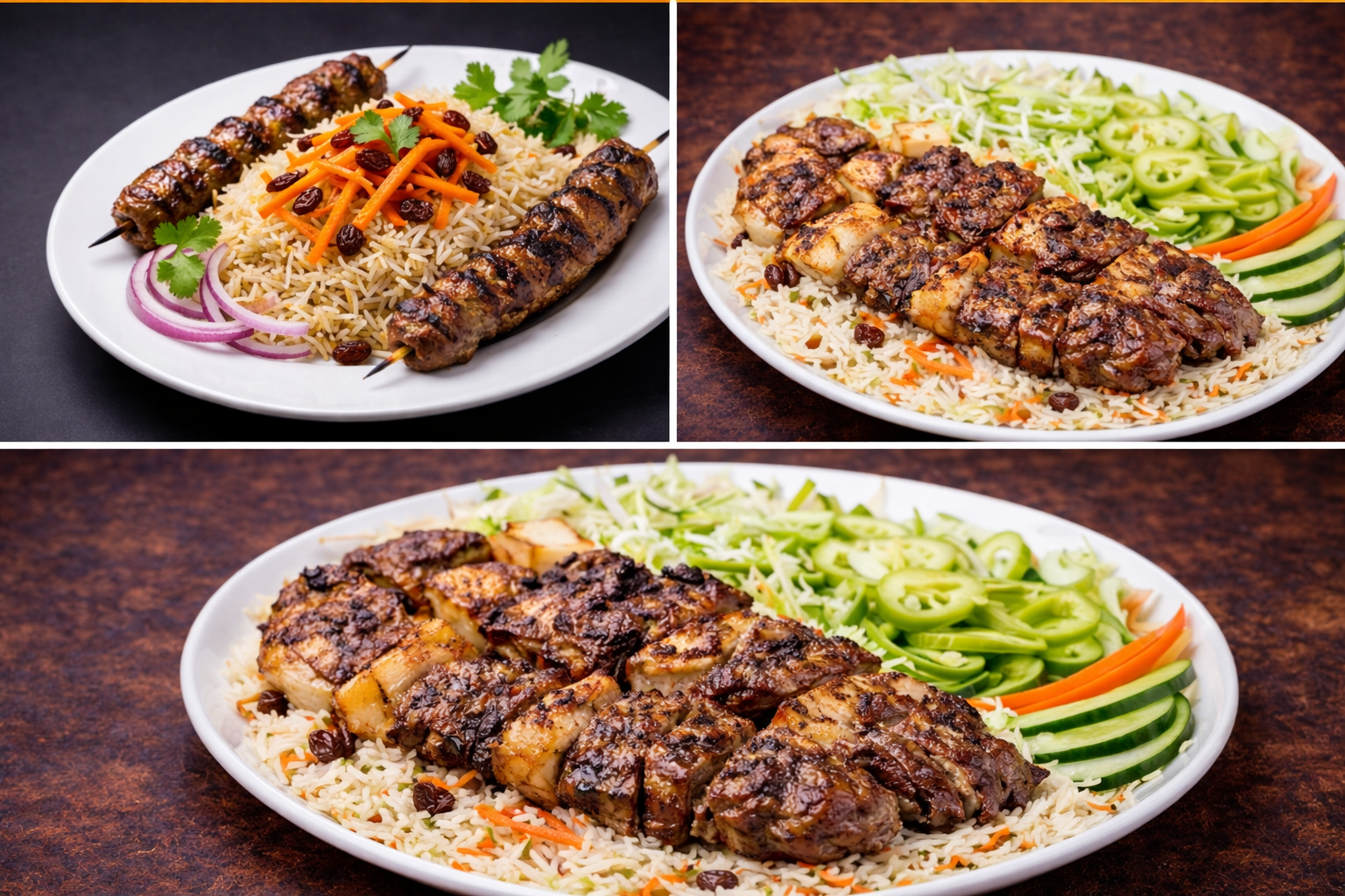 Rice with Kebab